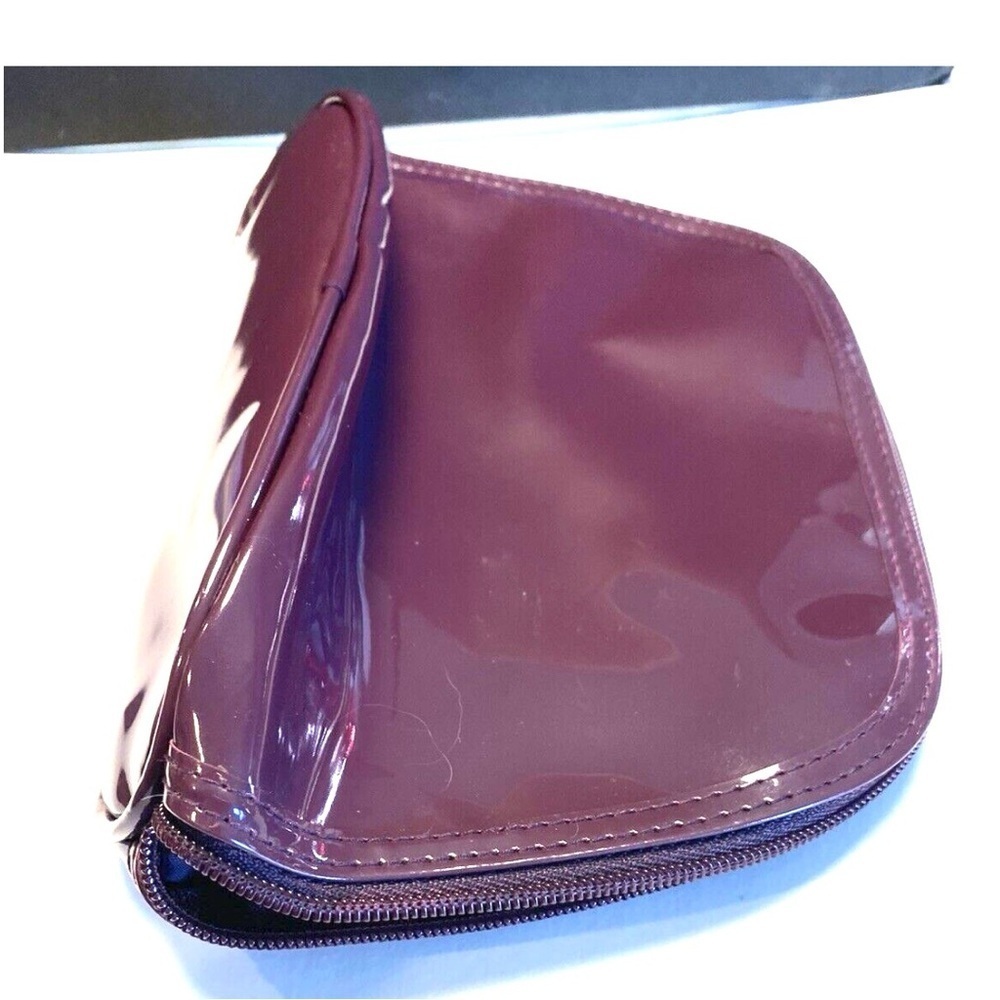ESTEE LAUDER Maroon Mini
Zipper Makeup Cosmetics Bag
Travel 5" tall - Picture 3 of 5